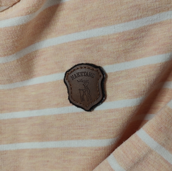 Naketano Small Peach striped sweatshirt - Picture 5 of 8